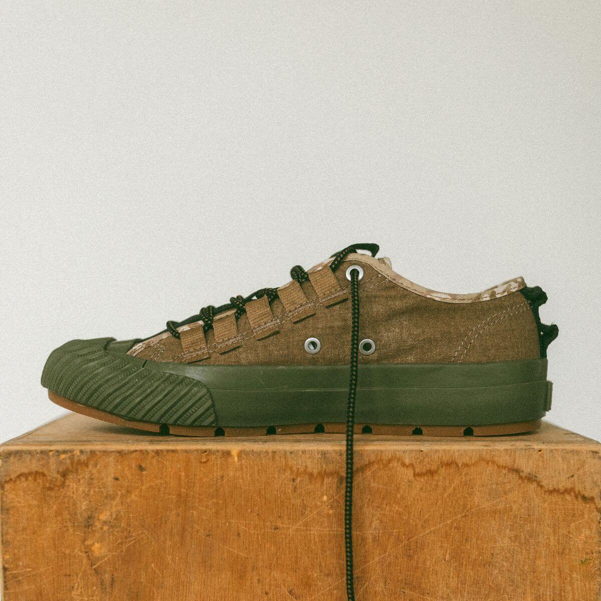 Grounder Low-Top Sand/Green
