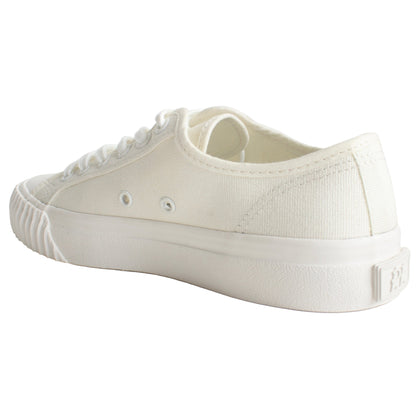 White sneaker on a white background