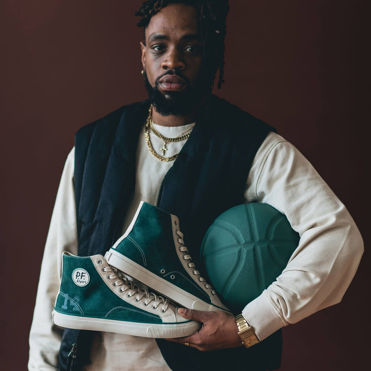 All-American High-Top Vintage Green