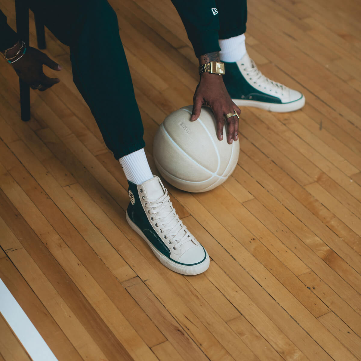 All-American High-Top Vintage Green