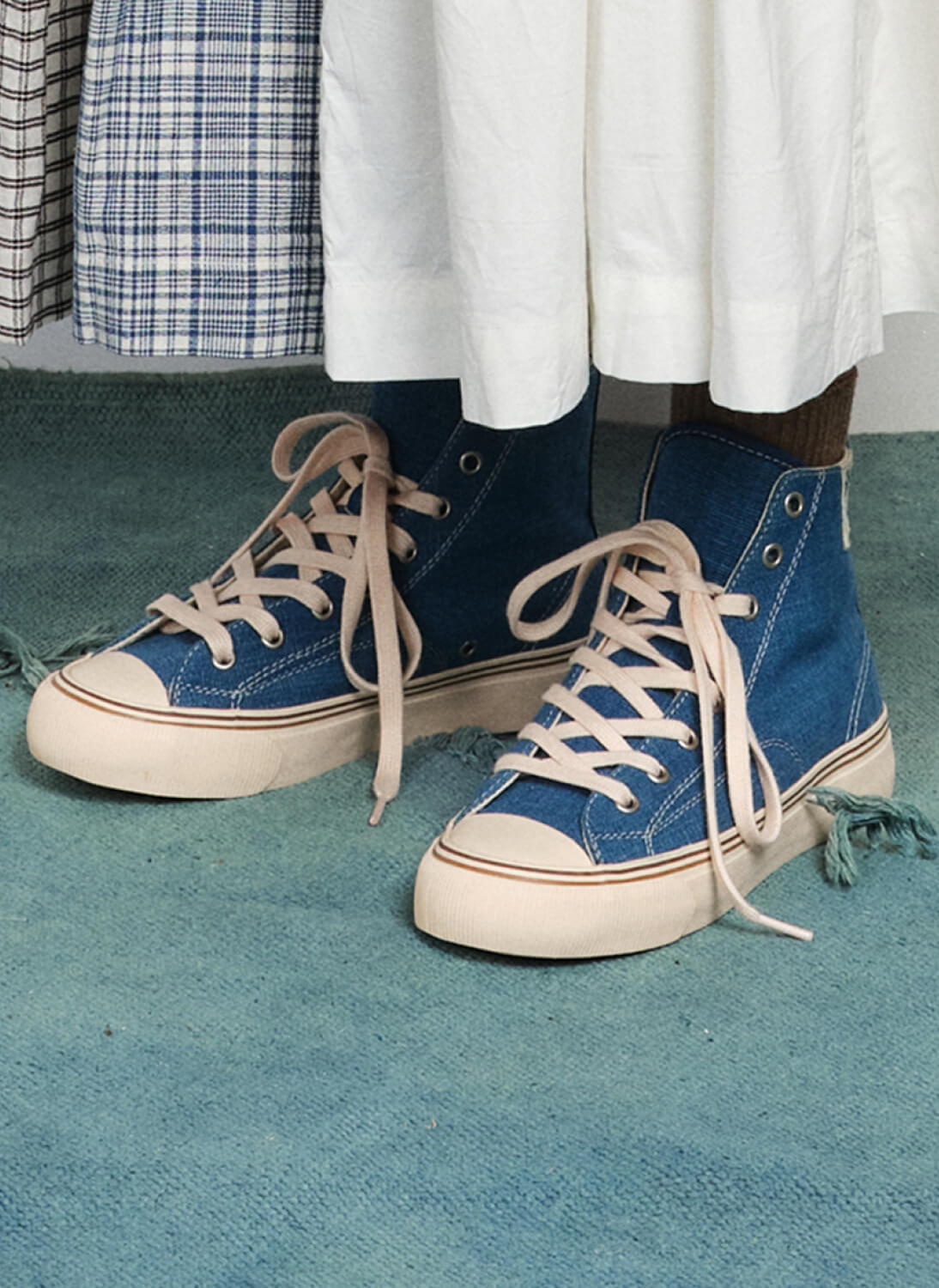 All-American Story MFG High-Top Indigo/Ecru