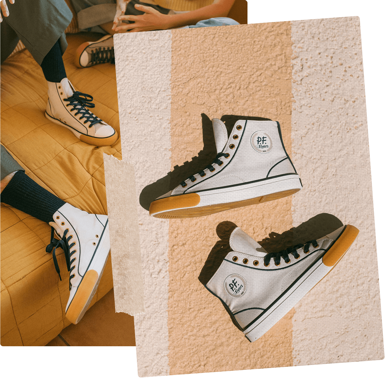 Clubhouse 1937 All-American gray blue high-tops