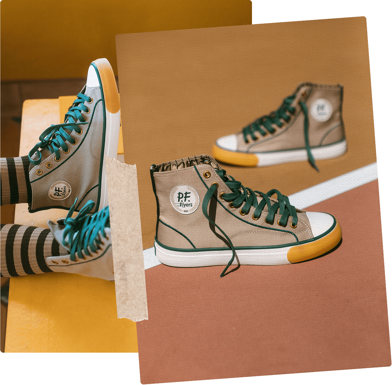 Clubhouse 1937 All-American gray high-tops