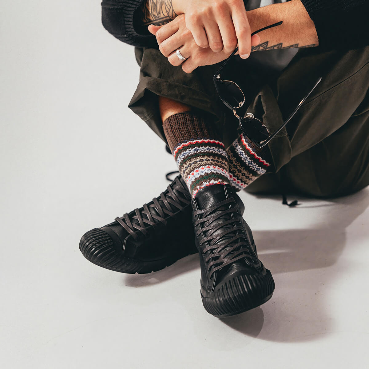 Grounder High-Top Black/Black