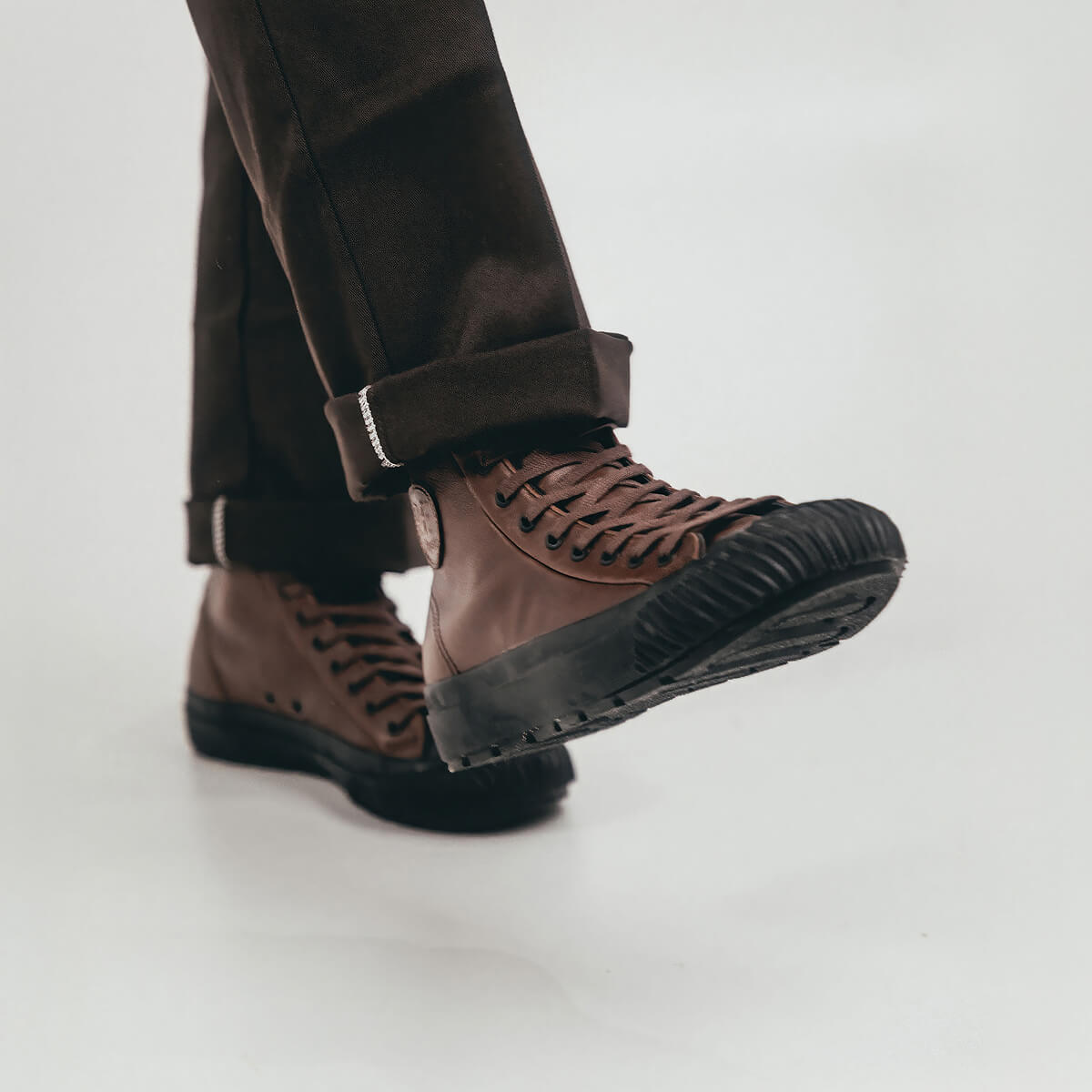 Grounder High-Top Brown/Black