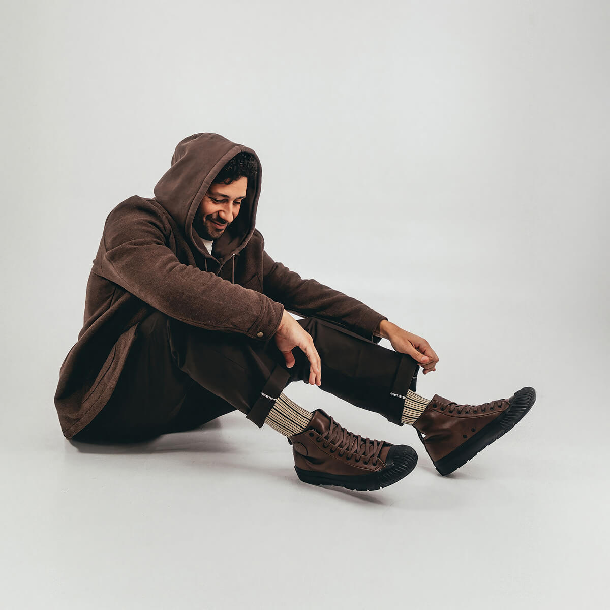 Grounder High-Top Brown/Black