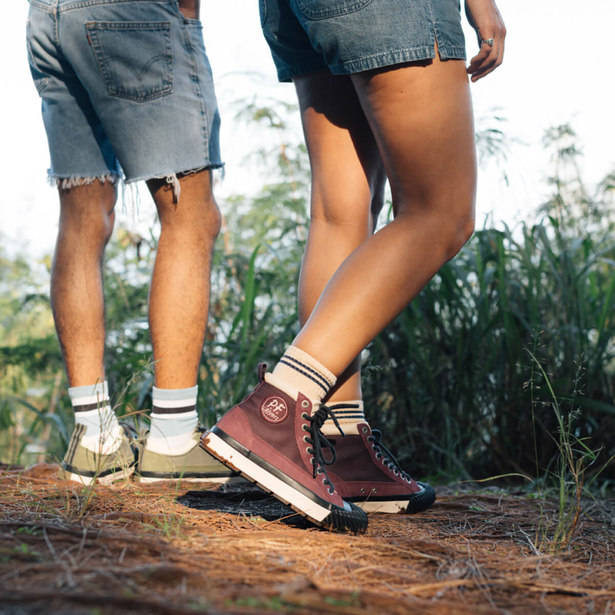 Grounder Hiker High-Top Burgundy/Black