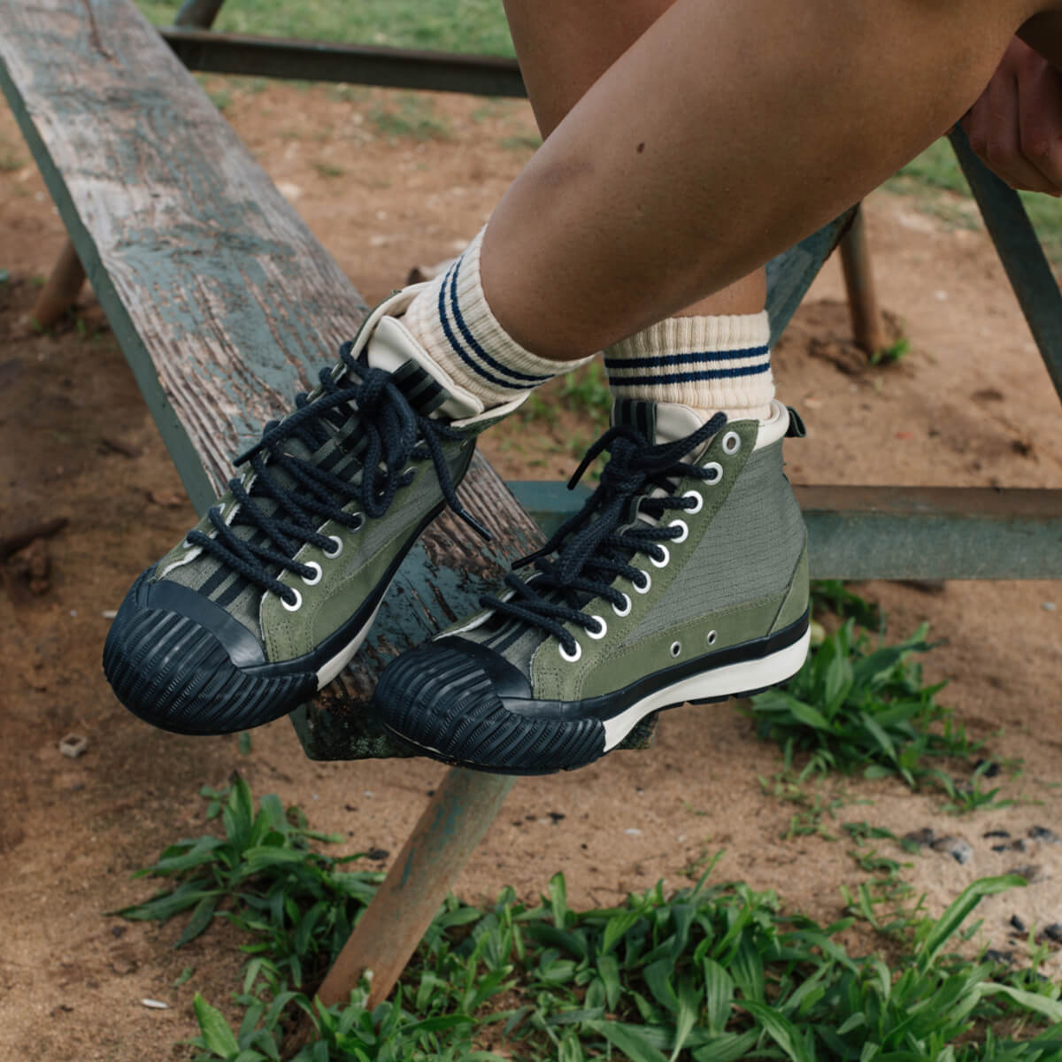 Grounder Hiker High-Top Military Green/Black