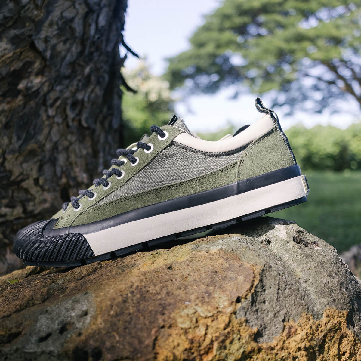 Grounder Hiker Low-Top Military Green/Black