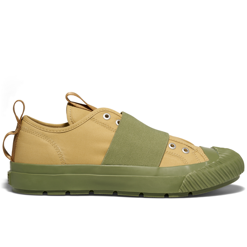 Grounder Engineered Garments Low-Top Slip-On Khaki/Olive Green