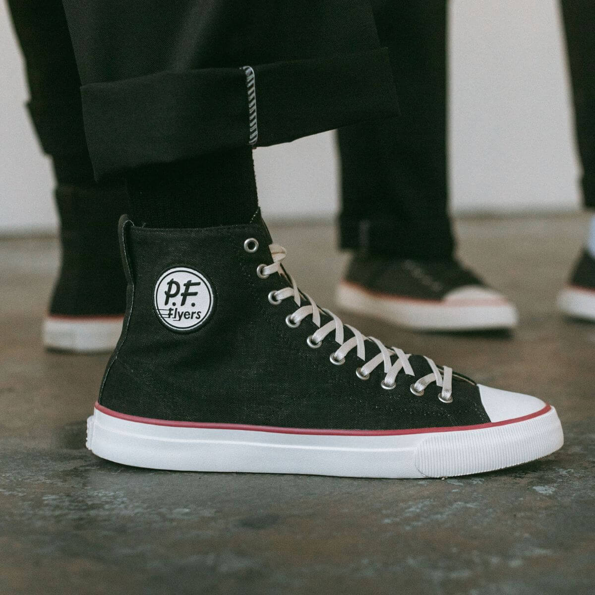 All-American High-Top Antique Black/Crimson