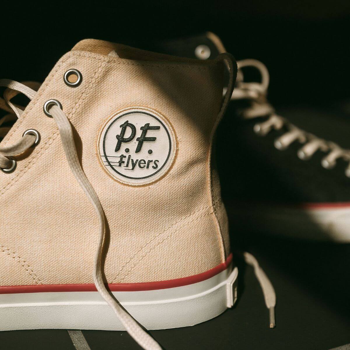 All-American High-Top Antique White/Crimson
