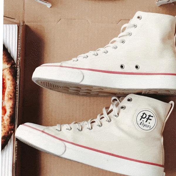All-American High-Top Antique White/Crimson