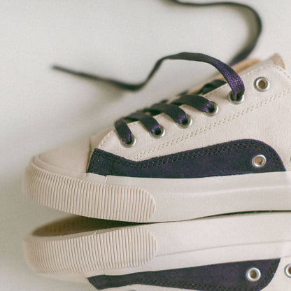 Purple vintage inspired shoes
