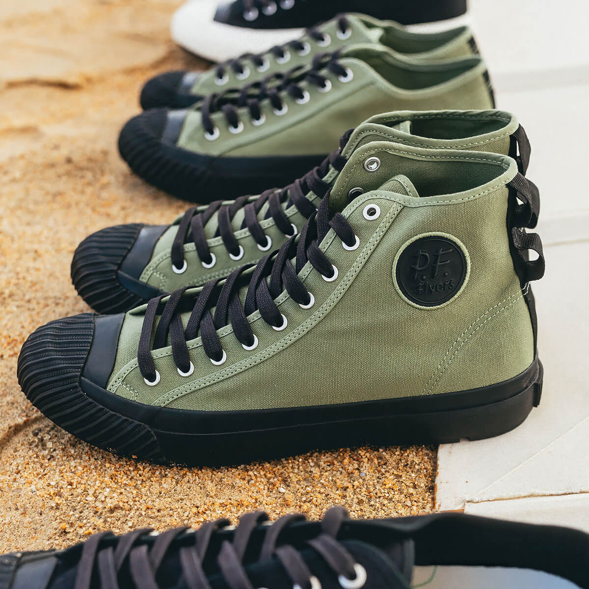 Grounder High-Top Olive/Black