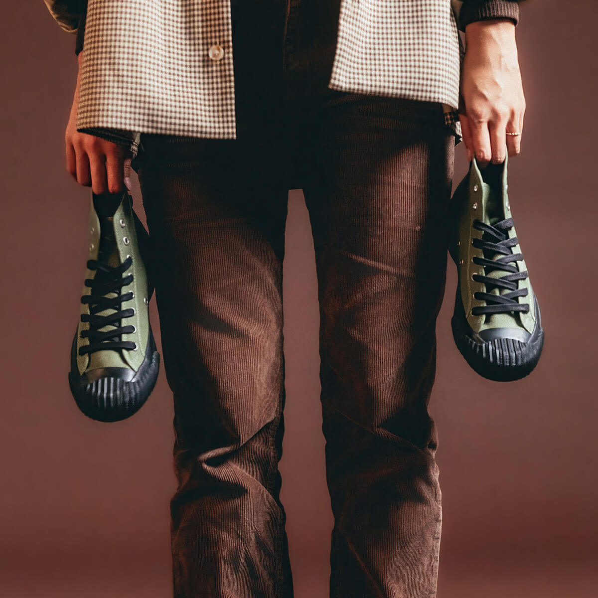 Grounder High-Top Olive/Black