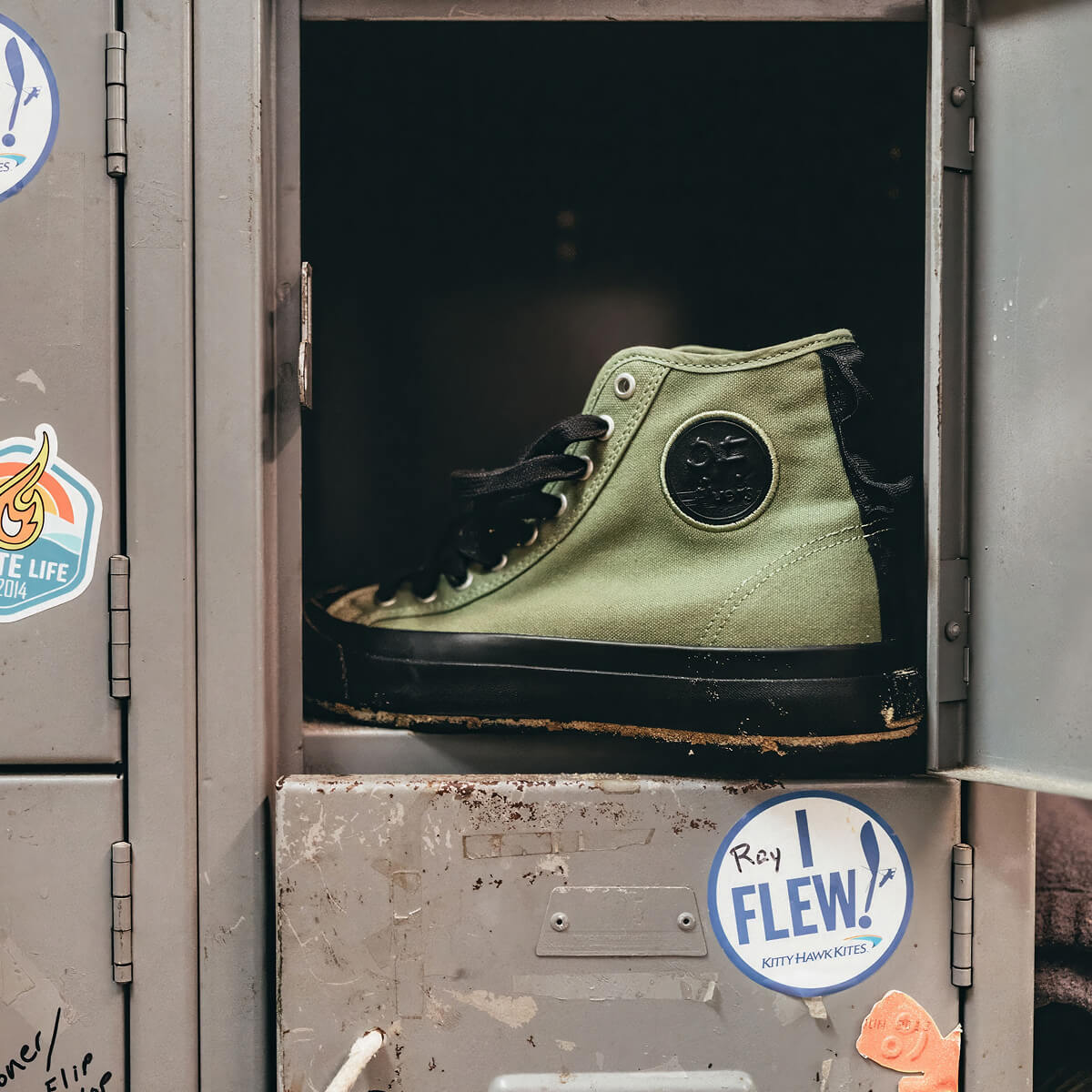 Grounder High-Top Olive/Black