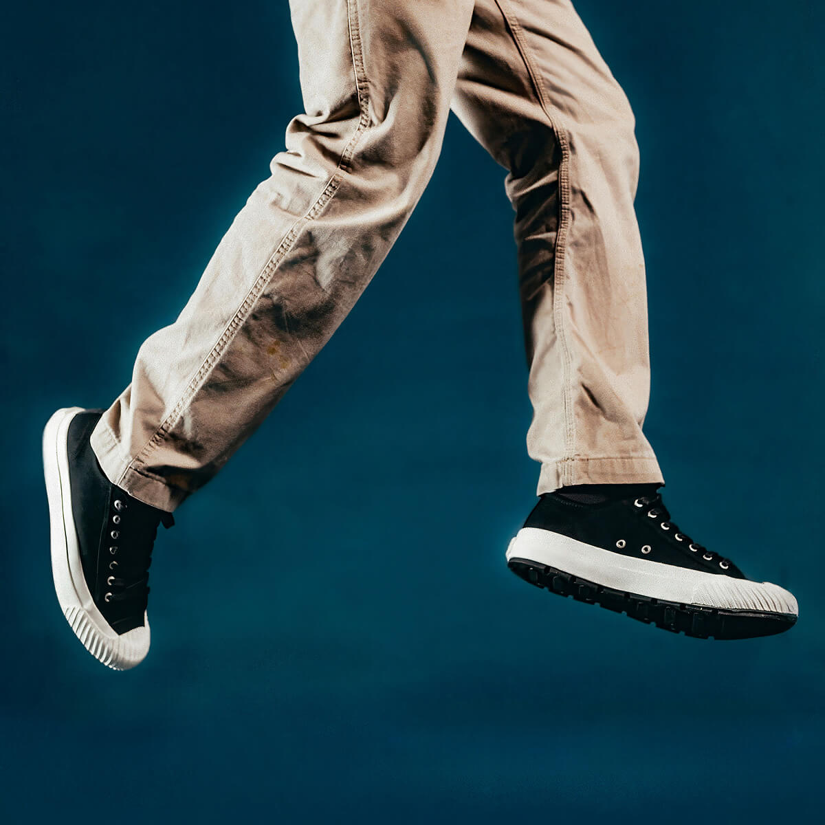 Grounder Low-Top Black/Sea Salt