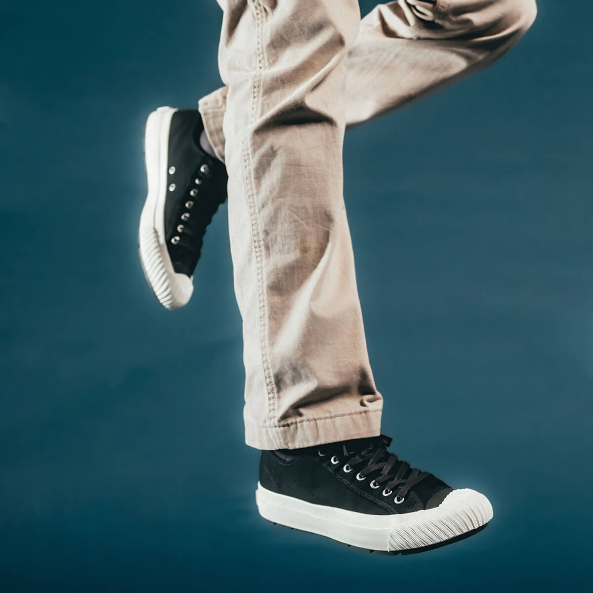Grounder Low-Top Black/Sea Salt